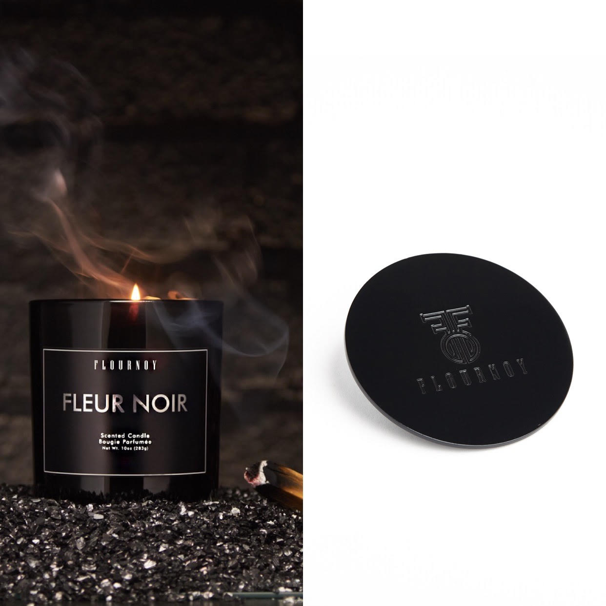 Single Candle + Candle Lid/Snuffer Bundle