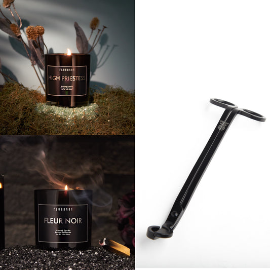 Duo Candle + Wick Trimmer Bundle